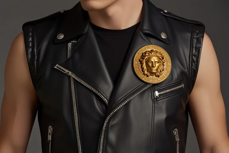 Versace Biker T.35 Vitello luxury leather fashion styling