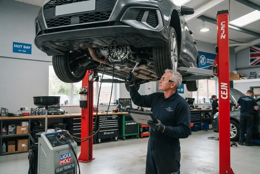 Auto transmission service and gearbox inspection in the UK
